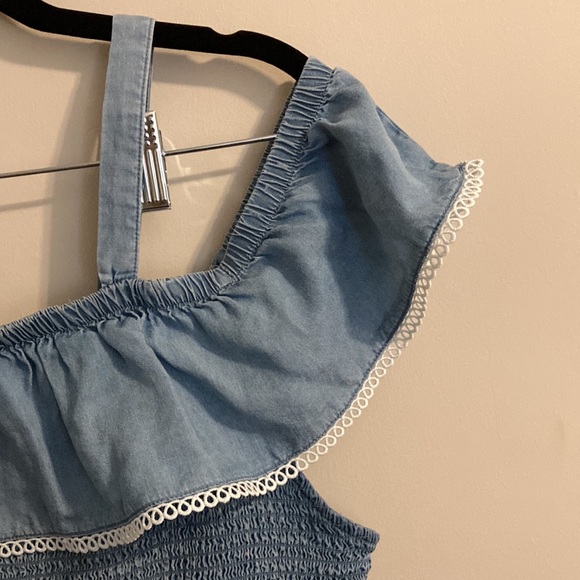 SO Women’s blue off the shoulder sun dress - Picture 6 of 15